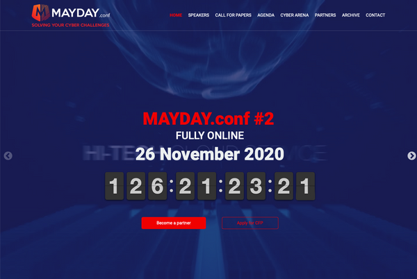 MayDay.Conf - ediția 2 online - 26 Noiembrie 2020
